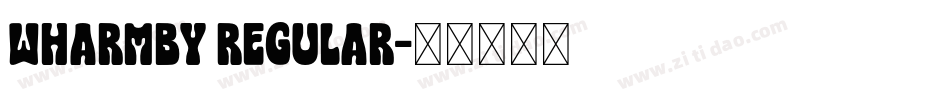 Wharmby Regular字体转换